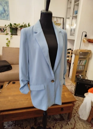 Blazer oversize bleu clair, marque: MNG, état: Très bon état, taille: M / 38 / 10, 6,00 €, 7,00 € Protection acheteurs incluse