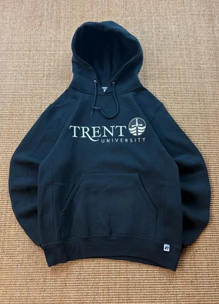 Russell Athletic hoodie noir capuche Trent University brodé Canada campus 2000s S mixte #0291, marca: Russell Athletic, estado: Muy bueno, tamaño: S, 35,00 €, 37,45 € Protección al comprador Pro incluida