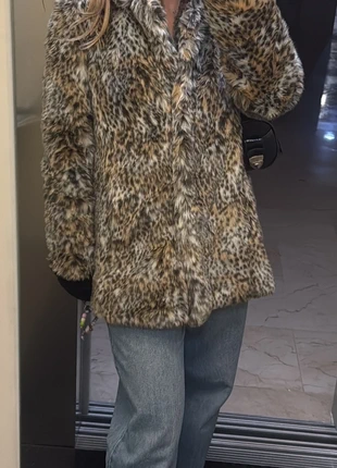 Abrigo pelo sintético leopardo, marca: Green Coast, estado: Nuevo sin etiquetas, tamaño: S / 36 / 8, 20,00 €, 21,70 € Protección al comprador incluida