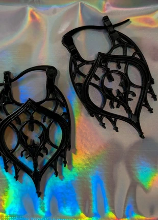 Black Haunted Castle Earrings, brand: gothic, condition: New with tags, £6.00, £7.00 includes Buyer Protection