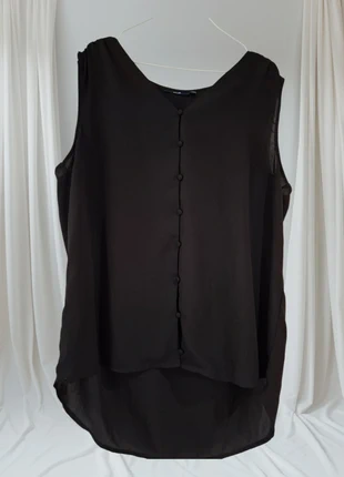 Débardeur, chemise à boutons, petit haut d’été taille XL femme, marca: Kiabi, estado: Muito bom, tamanho: XL / 42 / 14, €2.99, €3.84 inclui Proteção do Comprador