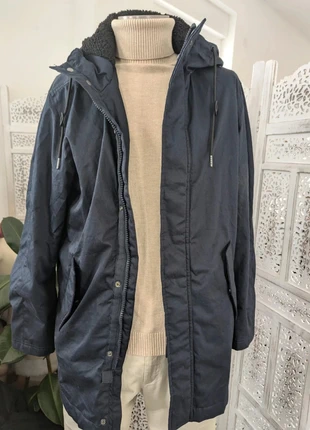 Parka homme marque H&M couleur bleu marine taille M, merk: H&M, staat: Heel goed, maat: M, € 39,99, € 42,69 inclusief Kopersbescherming Pro