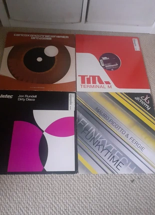 Techno vinyl bundle x 4, condition: Satisfactory, £15.00, £16.45 includes Buyer Protection