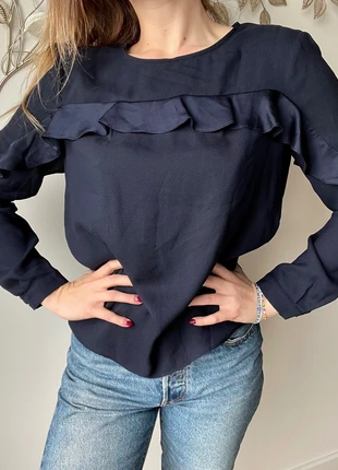 Blouse bleu marine Etam taille 40, marque: Etam, état: Très bon état, taille: L / 40 / 12, 6,00 €, 7,00 € Protection acheteurs incluse
