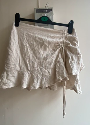 Cream Asymmetrical Skirt, condition: Very good, size: S / 36 / 8, €7.00, €8.05 includes Buyer Protection