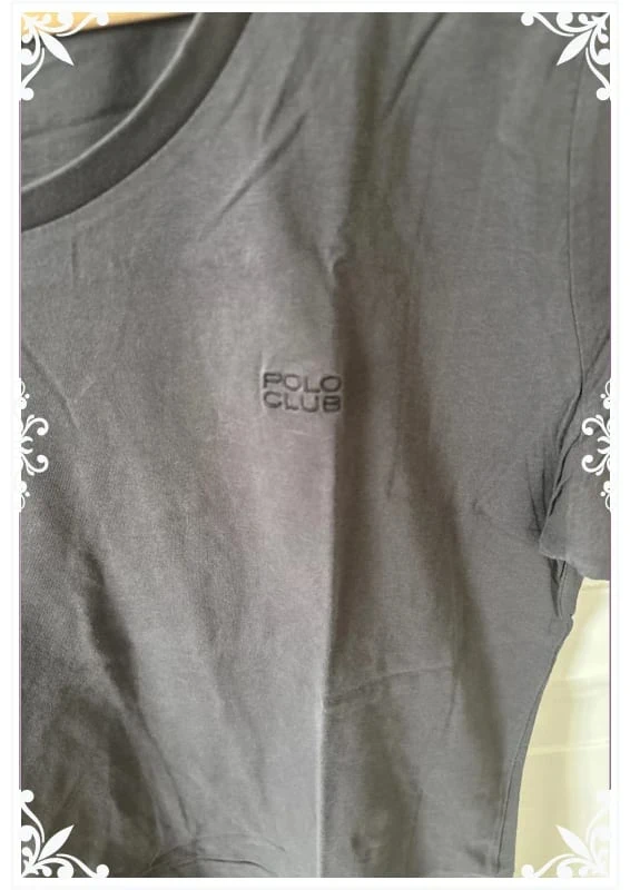 T-shirt gris polo club taille XL - photo numéro 4