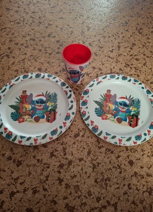 Assiette et verre stitch, brand: Stitch, condizioni: Ottime, taglia: Taglia unica, €1.00, €1.75 include la Protezione acquisti