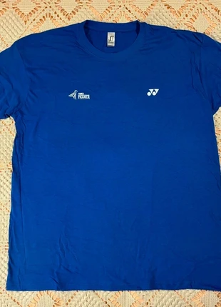 T-shirt Yonex Internationaux de France de Badminton bleu neuf, marque: Yonex, état: Neuf sans étiquette, taille: L, 10,00 €, 11,20 € Protection acheteurs incluse