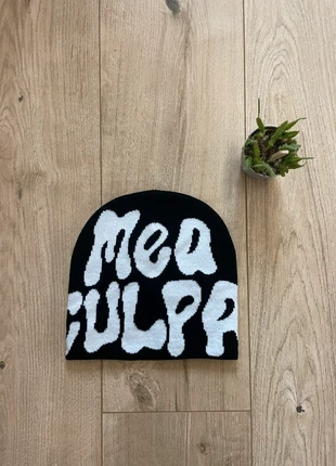 bonnet mea culpa noir, merk: Mea Culpa, staat: Nieuw met prijskaartje, maat: Universele maat, € 7,00, € 8,05 inclusief Kopersbescherming