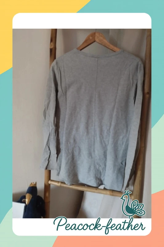 Pull h&m homme S/36 gris - photo numéro 6