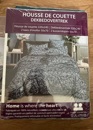 Parure de lit, état: Neuf avec étiquette, taille: King Size (220-240 cm x 220-260 cm), 15,00 €, 16,45 € Protection acheteurs incluse