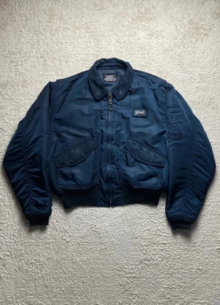 Blouson Bombers Schott Marine Vintage - Type CWU-R - XL homme, merk: Schott, staat: Heel goed, maat: XL, € 129,90, € 137,10 inclusief Kopersbescherming
