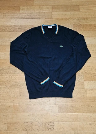 Sweat Lacoste vintage noir léger, taille S pour homme, très bon état, marque: Lacoste, état: Très bon état, taille: S, 18,00 €, 19,60 € Protection acheteurs incluse