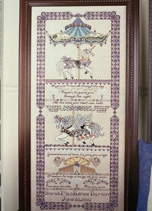 carrusel de unicornios Patrón de Punto de Cruz, marque: DMC, état: Neuf sans étiquette, 8,00 €, 9,10 € Protection acheteurs incluse