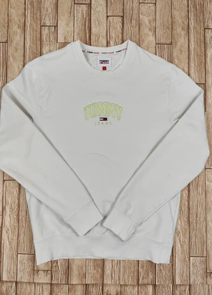 Pull sweat femme Tommy Hilfiger taille S blanc logo brodé, marque: Tommy Hilfiger, état: Bon état, taille: S / 36 / 8, 10,00 €, 11,20 € Protection acheteurs incluse