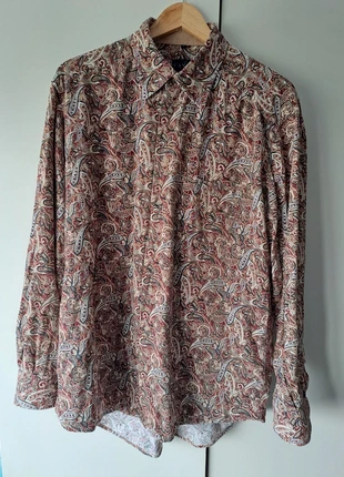 Surchemise vintage velours côtelé “Cavori” corduroy fin bordeaux/beige taille L, marca: Vintage Dressing, estado: Muy bueno, tamaño: L / 40 / 12, 12,00 €, 13,30 € Protección al comprador incluida