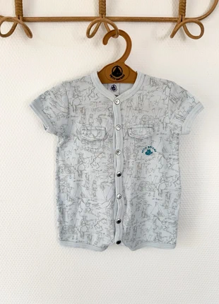 Combinaison courte bleu clair en coton Petit Bateau taille 6 mois, brand: Petit Bateau, condition: Very good, size: 6-9 months / 68 cm, €7.00, €8.05 includes Buyer Protection Pro
