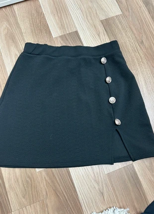 Black Skirt with Gold Buttons, brand: WORKWEAR, condition: New without tags, size: M / 38 / 10, €2.50, €3.33 includes Buyer Protection