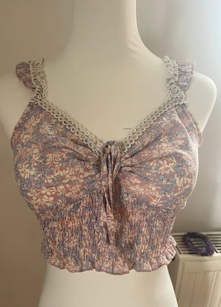 Leicht durchsichtiges Top mit Schnürung, marke: Fairy, zustand: Gut, größe: XS / 34 / 6, 4,00 €, 4,90 € inklusive Vinted-Käuferschutz