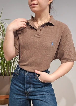 Polo en coton classique marron Ralph Lauren - taille L (3196), marca: Ralph Lauren, estado: Muito bom, tamanho: L / 40 / 12, €35.00, €37.45 inclui Proteção do Comprador Pro