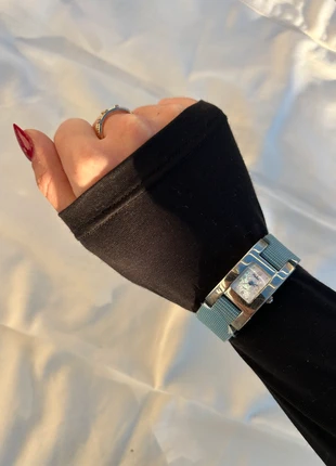 Montre bracelet  y2k 90s vintage jewelry watch gold silver cadran carré, brand: y2k, condition: Very good, size: One size, €15.00, €16.45 includes Buyer Protection Pro