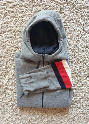 Gilet/cardigan laine, taille L Tommy Hilfiger capuche matelassée, brand: Tommy Hilfiger, condition: Very good, size: L, €38.00, €40.60 includes Buyer Protection
