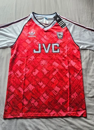 Arsenal FC Red Home Shirt 90/92 Highbury JVC Official Retro Remake Small Man Mens S, brand: Arsenal Fc, condition: New with tags, size: S, £30.00, £32.20 includes Buyer Protection