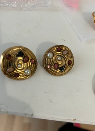 Boucles d’oreilles clips vintage style baroque, merk: Vintage, staat: Nieuw zonder prijskaartje, € 10,00, € 11,20 inclusief Kopersbescherming
