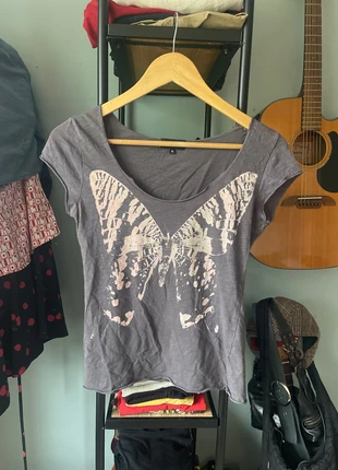 vintage butterfly top, marca: Top Vintage, estado: Bueno, tamaño: M / 38 / 10, 5,00 €, 5,95 € Protección al comprador incluida