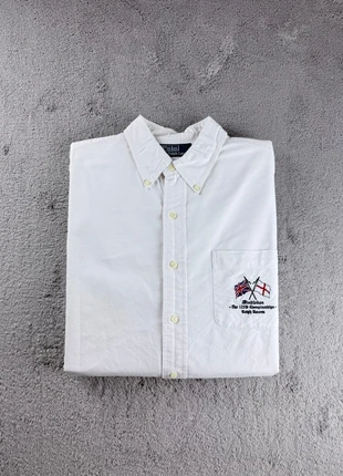 Chemise Ralph Lauren Blanche Manches Longues Wimbledon Taille L, marque: Ralph Lauren, état: Très bon état, taille: L, 20,00 €, 21,70 € Protection acheteurs incluse