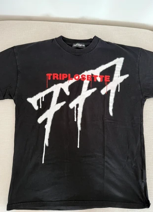 T shirt nera triplo sette ottime condizioni, marke: Triplosette, zustand: Sehr gut, größe: XL, 10,00 €, 11,20 € inklusive Vinted-Käuferschutz