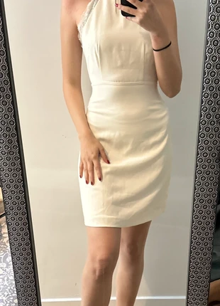 Vestido crema corto Mango, marca: Mango, estado: Nuevo sin etiquetas, tamaño: S / 36 / 8, 8,50 €, 9,63 € Protección al comprador incluida