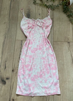 Pink and white tie-die dress, brand: Primark, condition: Very good, size: L / 40 / 12, €3.50, €4.38 includes Buyer Protection