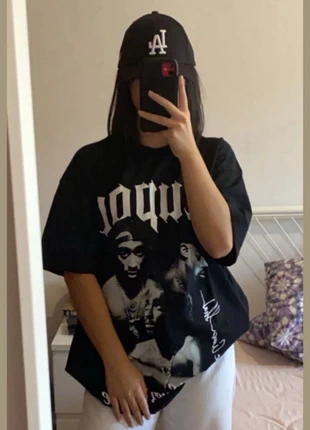 Camiseta Oversize 2PAC – Pull&Bear, Talla M, marque: Vintage Dressing, état: Très bon état, taille: M / 38 / 10, 32,00 €, 34,30 € Protection acheteurs incluse