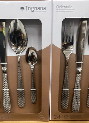Posate tognana da 24, merk: Tognana, staat: Nieuw met prijskaartje, € 26,00, € 28,00 inclusief Kopersbescherming