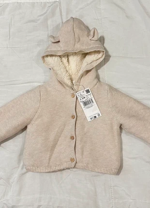 MANGO Knit Cardigan with Fleece Lining, brand: Mango, condition: New with tags, size: 3-6 months / 62 cm, £11.00, £12.18 includes Buyer Protection