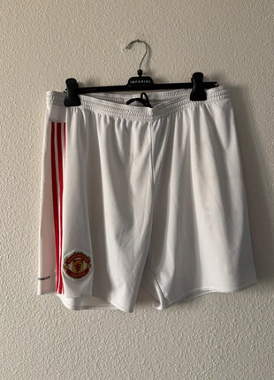 Short Manchester United – Blanc, Taille XL – Saison 2016/2017, marque: adidas, état: Bon état, taille: XL, 12,00 €, 13,30 € Protection acheteurs incluse