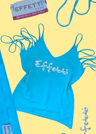 Y2K sexy Top, early 2000, Blue, marca: y2k, estado: Novo sem etiquetas, tamanho: M / 38 / 10, €14.90, €16.35 inclui Proteção do Comprador