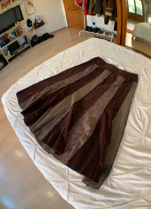 𖦹 Faldilles marrones Whimsical 𖦹, marque: Vintage Dressing, état: Très bon état, taille: L / 40 / 12, 13,00 €, 14,35 € Protection acheteurs incluse