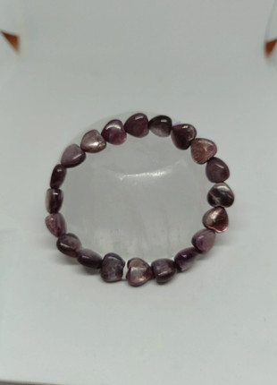 Bracelet lepidolite coeur, marque: sans, état: Très bon état, 25,90 €, 27,90 € Protection acheteurs incluse