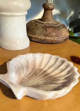 Handmade Epoxy Trinket Tray Scallop Shell One of a Kind, brand: crow cottage, condition: New without tags, £3.00, £3.85 includes Buyer Protection