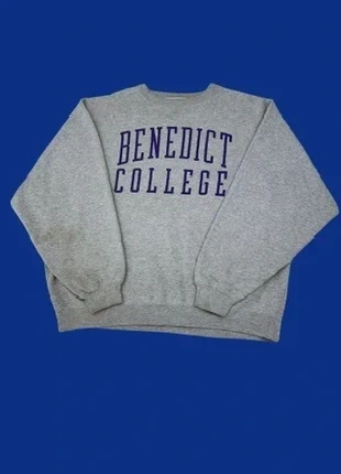 Sweat Vintage Benedict College – Gris (Taille XXL), brand: Vintage, condizioni: Ottime, taglia: XXL / IT 48 / EU 44, €35.00, €37.45 include la Protezione acquisti Pro
