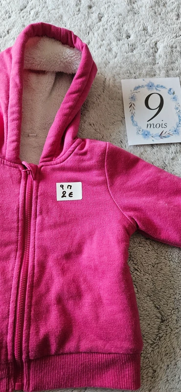 Veste chaude fille 9 mois - photo numéro 3