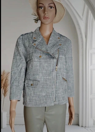 Blazer vintage Gérard Darel. Gris bleuté. En lainage. Taille M. Vintage dressing, brand: Gerard Darel, condition: Very good, size: M / 38 / 10, €18.00, €19.60 includes Buyer Protection Pro