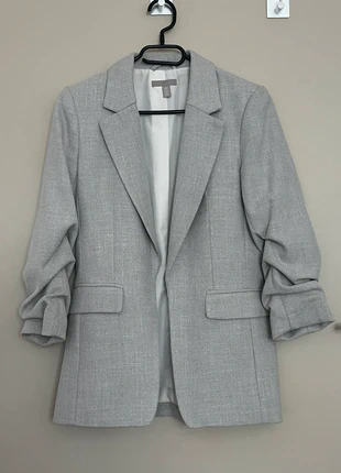 Blazer femme H&M gris clair - Taille 34 (XS), marque: H&M, état: Neuf sans étiquette, taille: XS / 34 / 6, 12,00 €, 13,30 € Protection acheteurs incluse