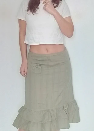 Jupe mi longue volantée casual taille 44, marque: Kiabi, état: Très bon état, taille: XXL / 44 / 16, 7,00 €, 8,05 € Protection acheteurs (Pro) incluse