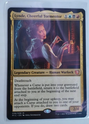 Lynde, cheerful tormentor, brand: Magic: The Gathering, condition: Very good, €1.50, €2.28 includes Buyer Protection Pro