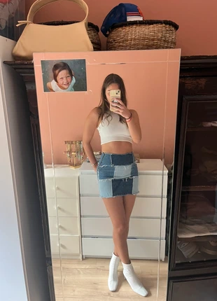 Minirok denim vintage, marque: Vintage Dressing, état: Très bon état, taille: XS / 34 / 6, 15,00 €, 16,45 € Protection acheteurs incluse