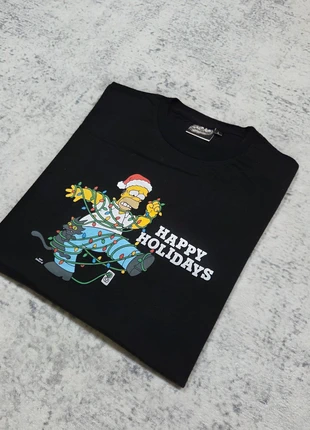 T-shirt The Simpsons Homer Noël Happy Holidays L, merk: The Simpsons, staat: Heel goed, maat: L, € 19,99, € 21,69 inclusief Kopersbescherming Pro