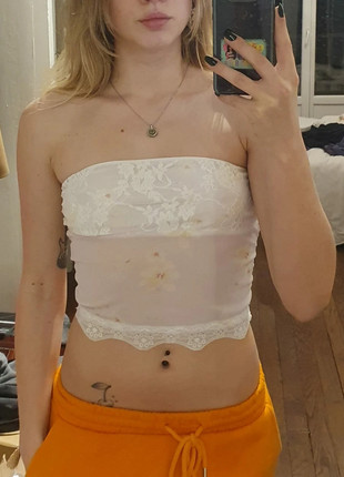 Croptop y2k, zustand: Sehr gut, größe: S / 36 / 8, 10,00 €, 11,20 € inklusive Vinted-Käuferschutz